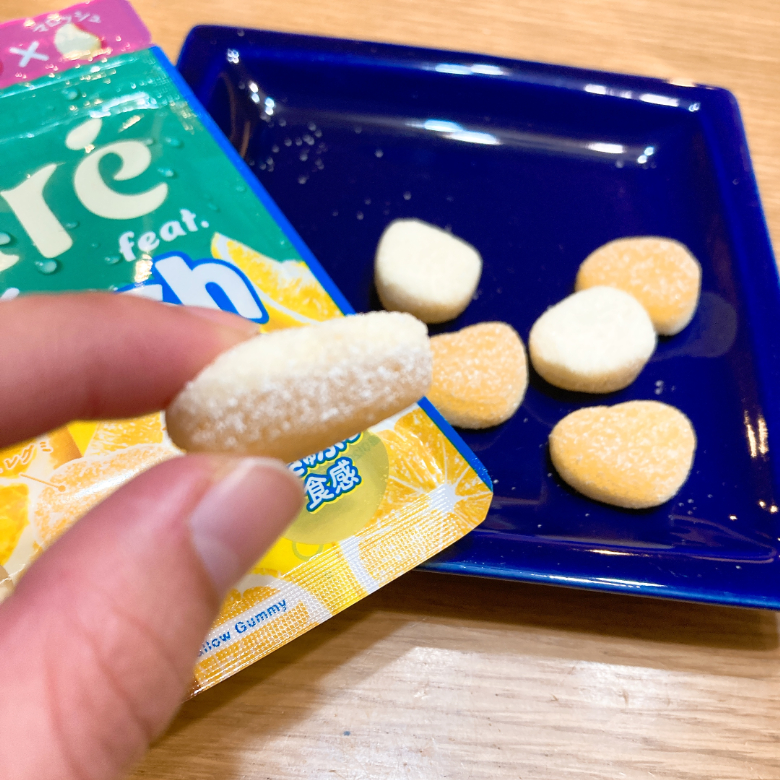 ピュレグミ×マロッシュ　手持ち横から